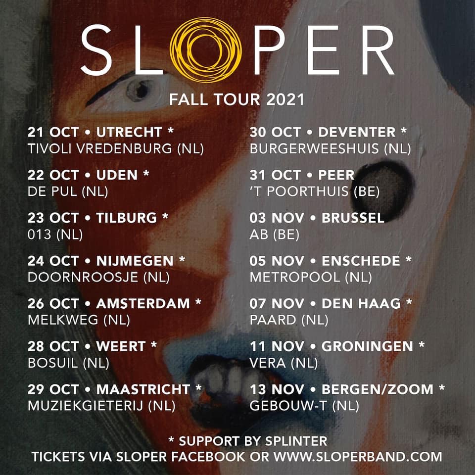 Cesar Zuiderwijk Sloper Fall Tourdates overview